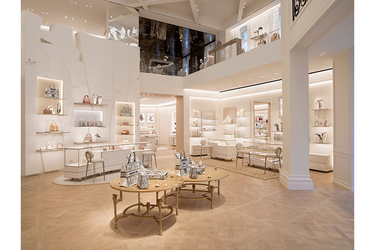 Louis Vuitton store by Peter Marino, Paris France shoes fashion bags